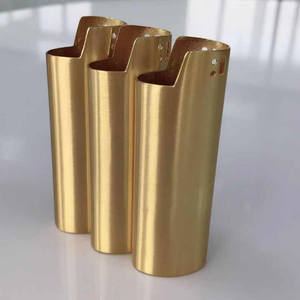 Meilleurs accessoires pour fumeurs étui porte-briquet en métal facile à transporter couvercle de briquet <span class=keywords><strong>J6</strong></span> manchon en métal doré Logo personnalisé - Product Image 1