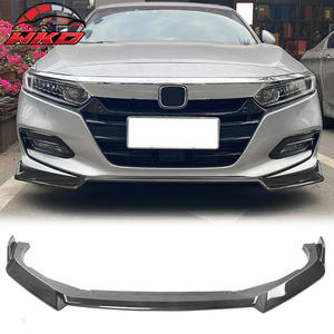 Protector de Parachoques Delantero para Honda Accord 2018-2021, Estilo IKON V3, Impresión de Fibra de Carbono, PP, 3 Piezas, Difusor, Protector de Mentón - Product Image 1