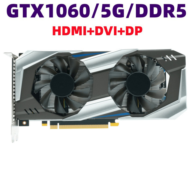 GTX 1060 5GB Graphics Card for Desktop PC Discrete, 4K High-Definition for Demanding Games
