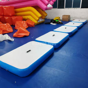 Tapis de tumbling <span class=keywords><strong>airtrack</strong></span> <span class=keywords><strong>rond</strong></span> gonflable personnalisé de 1m tapis de gymnastique gonflable avec bloc d'air tapis de gymnastique <span class=keywords><strong>rond</strong></span> gonflable - Product Image 1