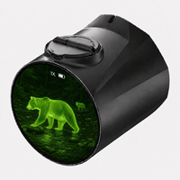 Mini-viseur thermique rond à marque privée 256x192 avec écran OLED 466x466 et service de personnalisation de logo pour les acheteurs d'optiques d'extérieur