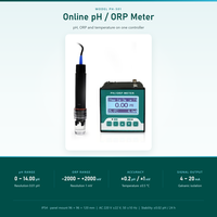 Analyseur de pH et d'ORP numérique industriel en ligne T-Measurement PH-501, contrôleur et transmetteur d'analyse de la qualité de l'eau