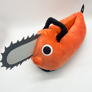 Nouveau Pochita personnalisé en peluche pantoufles confortables maison chaud tronçonneuse homme <span class=keywords><strong>Anime</strong></span> de Pochita Cartoon pantoufles en peluche - Product Image 4