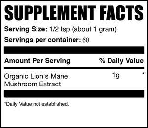 Poudre de Crinière de Lion Bio OEM/ODM pour la Concentration, la Mémoire, le Sommeil, la Santé Immunitaire et les Enzymes - Poudre de Champignon Crinière de Lion - Product Image 2