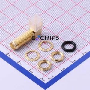 KH-SMA-KWE17-G RF Coaxial Connector Through hole Component (THT) Connector Board-to-Board Inner Hole 1 18GHz - Product Image 1