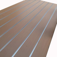 Panneau mural rainuré brillant RUIHE en MDF 15mm/17mm/18mm, résistant à l'humidité, moderne, en fibre de bois E1, pour intérieur