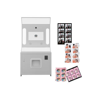 韓国風インスタントセルフィーフォトブースマシン（イベント用、スマートフォン、iPad、カメラ、一眼レフ対応） - Product Image 1