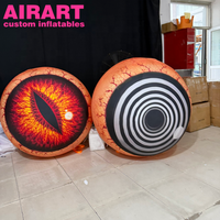 Yeux gonflables d'Halloween, nouveau design de yeux gonflables pour événements festifs
