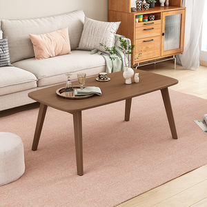 Solid Wood Coffee <b>Table</b> Original <b>Brown</b> Modern Minimalist Design Living Room Home Use - Product Image 2