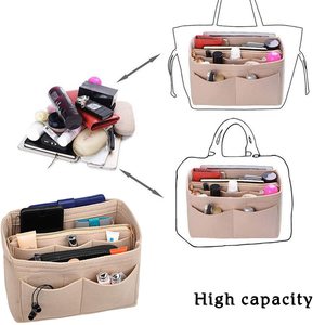Organizer per borsa <span class=keywords><strong>da</strong></span> donna in feltro Organizer per borsa in feltro Organizer per borsa in feltro Organizer per cosmetici - Product Image 4