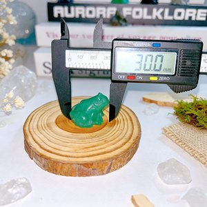 Figuras de Piedras Preciosas Naturales Mixtas de 3CM, Mini Tallados de Ranas de Cristal para Decoración, Regalos <span class=keywords><strong>y</strong></span> Manualidades - Product Image 2