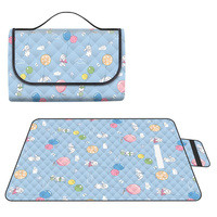 Tapis de pique-nique en Oxford laminé à ultrasons ODM OEM, imperméable, pliable, portable, pour le camping en plein air, la plage, le jardin