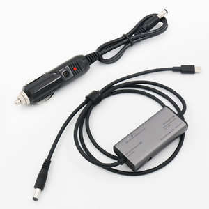 Câble d'alimentation Type-C PD vers 24V, port rond jaune, cordon d'alimentation de remplacement pour chargeur DC, pour <span class=keywords><strong>appareil</strong></span> <span class=keywords><strong>respiratoire</strong></span> CPAP <span class=keywords><strong>ResMed</strong></span> AirSense S10 - Product Image 2