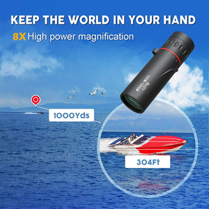Telescopio Monocular Portátil 8x21 para Campamento y Aventuras al Aire Libre, Telescopio de Bolsillo de Largo Alcance con Zoom de Alta Definición - Product Image 3