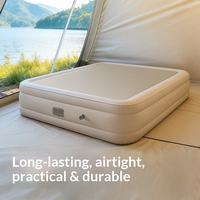 Nouveau matelas gonflable automatique en soie aérienne pour l'extérieur avec pompe intégrée électrique pour le camping et la maison