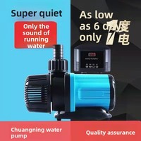 Pompe à courant continu à fréquence variable Chuangning 13W-25W, débit élevé, ultra silencieuse, écologique, en plastique, double usage, submersible, pour aquarium, réservoir de récif