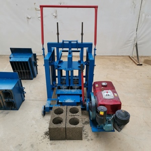 Bestselling Model 2-45 Diesel <b>Generator</b> Brick Making Machine Small <b>Mobile</b> Straight Push Clay Block Machine - Product Image 4