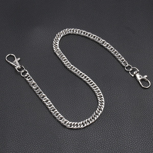yueli Hip Hop Metal Waist <b>Chain</b> Zinc Alloy Single Layer White K Pendant <b>Chain</b> For Halloween Fashion Body <b>Chain</b> - Product Image 1