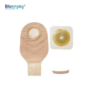 Sac BLUENJOY Colo/illeostomy, jetable, opaque, drainable, 55 - 60mm, sac de colostomie 30's pour colostomie exportateur d'usine - Product Image 2