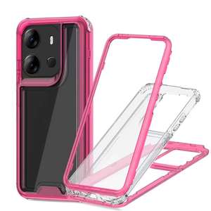 Coque de téléphone transparente combinée colorée antichoc dur PC housse en TPU souple pour Motorola Moto G54 G84 <span class=keywords><strong>GO4</strong></span> G14 G24 Power - Product Image 5