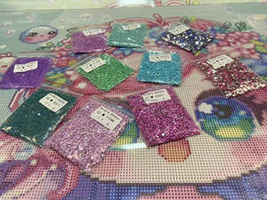 Kits de Pintura de Arte con Diamantes <span class=keywords><strong>5D</strong></span> Taladro Completo Imágenes de Animales con Diamantes de Imitación para Decoración de Pared del Hogar 40x50cm - Product Image 4