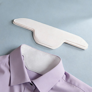 Collar Stickers For Shirts Sweat Absorbing Disposable Inner Patch Universal Size White Rectangle Shape - Product Image 4