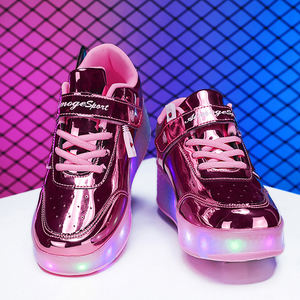 Chaussures Heelys ZHOYA Version Étudiant 8-12 Ans Contraction Automatique Filles Double Roue Bouton Ceinture Approvisionnement Transfrontalier - Product Image 6