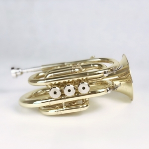<span class=keywords><strong>Trompette</strong></span> de poche à <span class=keywords><strong>3</strong></span> <span class=keywords><strong>pistons</strong></span>, instrument en laiton, <span class=keywords><strong>trompette</strong></span> de poche économique - Product Image 3