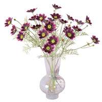 Fleur Artificielle Pastorale Gesang Cosmos Nordique pour Décoration Intérieure Salon, Ensemble de Mariage, Imprimée en 3D et Moulée par Injection