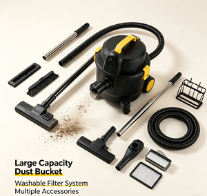 Aspirateur à sec et humide 15L 1000W avec filtre HEPA sans sac pour la maison, la voiture et l'extérieur - Product Image 3