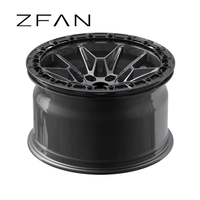 Jantes ZFAN en fibre de carbone Beadlock 18x11J 5x114.3 pour course de dragster, compatibles avec Ford Mustang GT S650
