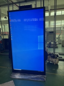 Người sử dụng 43 49 55inch trong nhà tầng đứng không dây màn hình cảm ứng kiosk sinage hiển thị <span class=keywords><strong>LCD</strong></span> Máy nghe nhạc quảng cáo kỹ thuật số Totem - Product Image 2