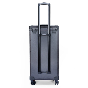Multi Layer Custom Silver or Black Aluminum Barber <b>Tools</b> <b>Trolley</b> Carrying Case with Drawers - Product Image 6