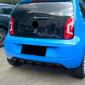 Spoiler de pare-chocs arrière Amp-Z en fibre de carbone, finition mate, pour Volkswagen VW UP 2011-2015, style tuning - Product Image 2