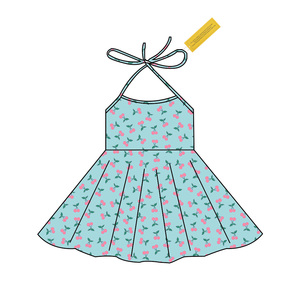 <span class=keywords><strong>Robe</strong></span> de princesse à volants pour bébé fille, en coton, avec appliques, pour la Saint-Valentin, faible MOQ - Product Image 4