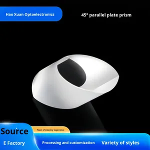 Prisma de Placa Paralela de Ângulo Reto 45° <span class=keywords><strong>Bk7</strong></span> Índice de Refração 1.51 Transmitância de Luz 93% Precisão Estável Alta Transparência Óptica - Product Image 5