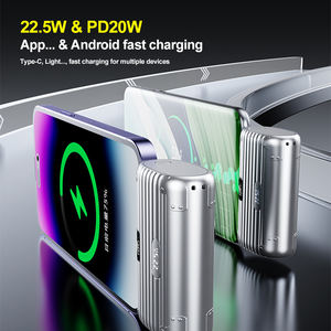 Nieuwe <span class=keywords><strong>2026</strong></span> Mini Powerbank Batterijpakket Snelladen PD 22.5W 20W Draadloos Opladen Kleine <span class=keywords><strong>Capsule</strong></span> 10000mah met Dubbele Stekker - Product Image 5
