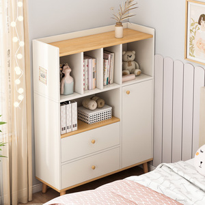 Kệ Sách Nhà Búp Bê Bàn Máy Tính Bàn Học Và Kệ Sách Thiết Kế <span class=keywords><strong>Full</strong></span> Wall Đồ Nội Thất Phòng Hiện Đại Có Thể Điều Chỉnh Giá Sách Bằng Gỗ - Product Image 4