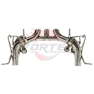 Vortex SS304 Valved Rear Muffler for Ferrari 458 Italia Spider 4.5L V8 F136 Performance Racing Axle <b>Back</b> Exhaust System - Product Image 5
