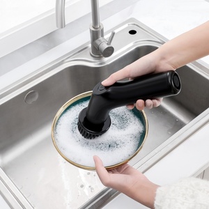 Appareil <span class=keywords><strong>de</strong></span> nettoyage multi-surfaces motorisé portable <span class=keywords><strong>de</strong></span> qualité supérieure, brosse électrique multi-têtes unique - Product Image 2
