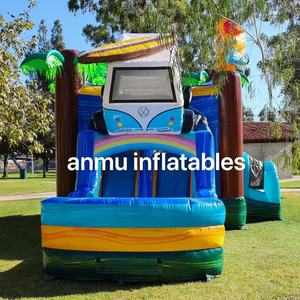 <span class=keywords><strong>Location</strong></span> de fête, toboggan gonflable en PVC pour enfants, château gonflable, maison de rebond extérieure avec toboggan, gonflables pour enfants - Product Image 4