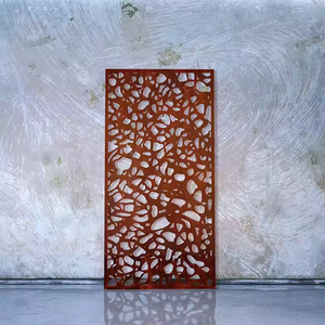 Paneles de Cerca Metálica para Jardín y Hogar de Acero Corten, Paneles de Cerca de Privacidad Metálicos - Product Image 4