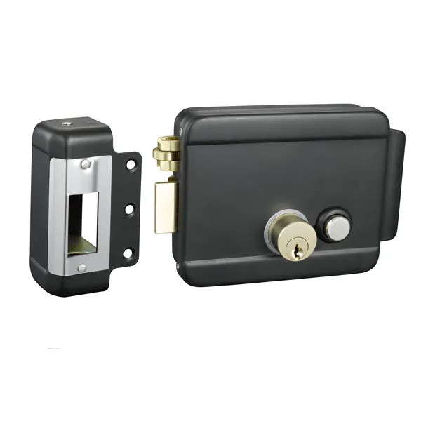 DC12V Access Entry Security System Electronic Door lock  Anti-theft Electric Rim Lock Metal Door Main Gate Lock