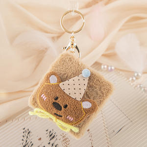 Dessin animé mignon <span class=keywords><strong>petit</strong></span> Animal chien <span class=keywords><strong>chat</strong></span> pliant <span class=keywords><strong>miroir</strong></span> porte-clés charme Double face amour cosmétique <span class=keywords><strong>miroir</strong></span> porte-clés - Product Image 2