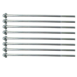 Pernos de Generador M6*165 con Brida y Rosca Larga, Arandela Hexagonal Lisa de 40mm, Tornillo Antiaflojamiento, Acero al Carbono para Gasolina/Diésel - Product Image 3