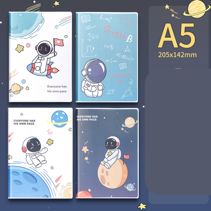 A5 Space Planet (56 feuilles) 1 pièce, 4 pièces par ensemble