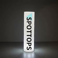 Lampu Lantai LED Modern Tanpa Kabel, Lampu Berdiri Plastik Besar untuk Penggunaan Hotel dan Taman, Promo Harga Spesial