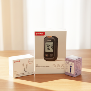 Dispositivo Médico con Memoria para 600 Grupos, Monitor de <span class=keywords><strong>Diabetes</strong></span> en Tiempo Real, Glucómetro Digital Eléctrico con Transmisión de Voz - Product Image 1