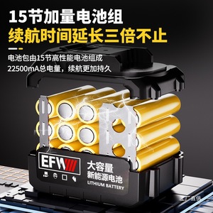 Sierra Recíproca Eléctrica Inalámbrica a Batería para Cortar Madera y Acero, Herramienta de Bricolaje - Product Image 4