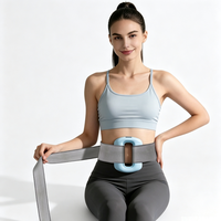 Ceinture de massage fasciale compacte électrique pour le cou et les épaules avec affichage numérique LED intelligent et cinq niveaux d'intensité de massage